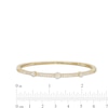Thumbnail Image 3 of 7/8 CT. T.W. Diamond Alternating Bangle in 10K Gold