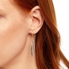Thumbnail Image 2 of Oro Diamante™ Diamond-Cut Layered Elongated Oval Drop Earrings in 14K Two-Tone Gold