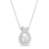 Thumbnail Image 1 of 1/2 CT. T.W. Certified Lab-Grown Diamond Teardrop Pendant in 10K White Gold (F/SI2)