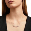 Thumbnail Image 2 of 1/5 CT. T.W. Diamond Intertwined Necklace in Sterling Silver