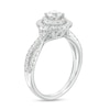 Thumbnail Image 3 of 1 CT. T.W. Certified Lab-Grown Diamond Double Frame Twist Shank Engagement Ring in 10K White Gold (F/SI2)