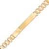 Thumbnail Image 1 of Railroad Link ID Bracelet in Hollow 10K Gold – 8.5"