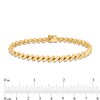 Thumbnail Image 3 of Italian Gold 8.0mm San Marco Chain Bracelet in Hollow 14K Gold – 7.25"