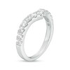 Thumbnail Image 2 of 3/4 CT. T.W. Certified Lab-Grown Diamond Contour Anniversary Band in 14K White Gold (F/VS2)