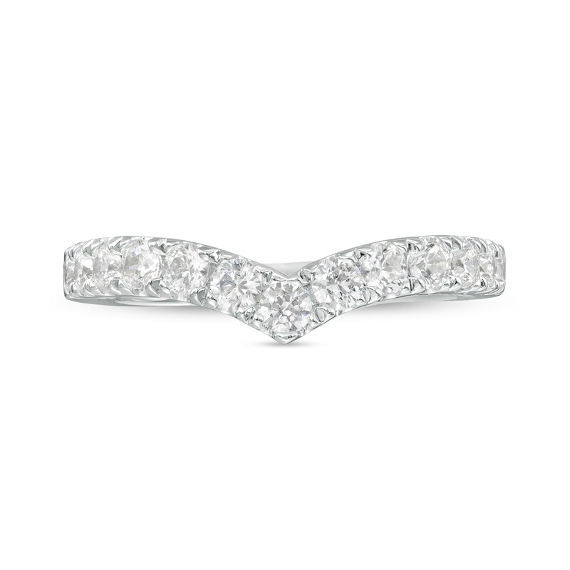 Main Image 3 of 3/4 CT. T.W. Certified Lab-Grown Diamond Contour Anniversary Band in 14K White Gold (F/VS2)