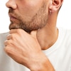 Thumbnail Image 2 of Men's 1/4 CT. T.W. Diamond Huggie Hoop Earrings in 10K Gold