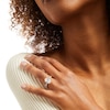 Thumbnail Image 2 of TRUE Lab-Grown Diamonds by Vera Wang Love 3-1/2 CT. T.W. Oval-Shaped Engagement Ring in 14K White Gold (F/VS2)
