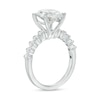 Thumbnail Image 3 of TRUE Lab-Grown Diamonds by Vera Wang Love 3-1/2 CT. T.W. Oval-Shaped Engagement Ring in 14K White Gold (F/VS2)