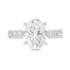 Thumbnail Image 4 of TRUE Lab-Grown Diamonds by Vera Wang Love 3-1/2 CT. T.W. Oval-Shaped Engagement Ring in 14K White Gold (F/VS2)