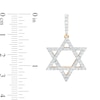Thumbnail Image 2 of 3/4 CT. T.W. Diamond Star of David Necklace Charm in 10K Gold