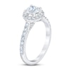 Thumbnail Image 2 of Royal Asscher® 1-1/4 CT. T.W. Diamond Frame Engagement Ring in 14K White Gold