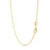 Thumbnail Image 3 of EFFY™ Collection Oval Opal and 1/20 CT. T.W. Diamond Frame Pendant in 14K Gold