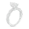 Thumbnail Image 3 of 2 CT. T.W. Certified Pear-Shaped Lab-Grown Diamond Twist Shank Engagement Ring in 14K White Gold (F/VS2)