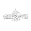 Thumbnail Image 4 of 2 CT. T.W. Certified Pear-Shaped Lab-Grown Diamond Twist Shank Engagement Ring in 14K White Gold (F/VS2)