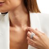 Thumbnail Image 2 of 2 CT. T.W. Certified Lab-Grown Diamond Scallop Edge Multi-Row Ring in 14K White Gold (F/SI2)