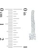 Thumbnail Image 3 of 1 CT. T.W. Certified Lab-Grown Diamond Drop Earrings in 14K White Gold (F/SI2)