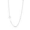 Thumbnail Image 3 of 2-1/2 CT. T.W.  Baguette and Round Lab-Grown Diamond "Y" Necklace in 14K White Gold (F/SI2)