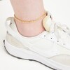 Thumbnail Image 2 of 3.6mm Diamond-Cut Rope Chain Anklet in Solid 10K Gold - 10"