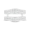 Thumbnail Image 3 of 1-1/2 CT. T.W. Certified Lab-Grown Diamond Contour Double Row Solitaire Enhancer in 14K White Gold (F/VS2)