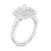 Thumbnail Image 3 of 1-3/4 CT. T.W. Certified Princess-Cut Lab-Grown Diamond Double Frame Engagement Ring in 14K White Gold (F/VS2)