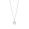 Thumbnail Image 1 of 1/4 CT. T.W. Certified Lab-Grown Diamond Cushion-Shaped Frame Pendant in 10K White Gold (F/SI2)