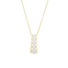 Thumbnail Image 1 of 1/4 CT. T.W. Multi-Diamond Graduated Ladder Pendant in 10K Gold