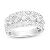 Thumbnail Image 1 of 2-1/2 CT. T.W. Certified Lab-Grown Diamond Triple Row Anniversary Band in 14K White Gold (F/VS2)