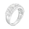 Thumbnail Image 3 of 2-1/2 CT. T.W. Certified Lab-Grown Diamond Triple Row Anniversary Band in 14K White Gold (F/VS2)