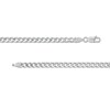 Thumbnail Image 3 of 4.3mm Diamond-Cut Curb Chain Bracelet in Solid Sterling Silver  - 7.5"
