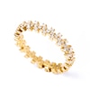 Thumbnail Image 1 of 5/8 CT. T.W. Lab-Grown Diamond Scatter Eternity Band in 14K Gold - Size 6.75
