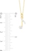 Thumbnail Image 3 of 1/15 CT. T.W. Diamond Music Eighth Note Pendant in Sterling Silver in 18K Gold Plate