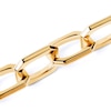 Thumbnail Image 3 of PDPAOLA™ at Zales 14.5mm Paper Clip Link Chain Necklace in Brass with 18K Gold Plate – 20.67"