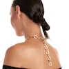 Thumbnail Image 5 of PDPAOLA™ at Zales 14.5mm Paper Clip Link Chain Necklace in Brass with 18K Gold Plate – 20.67"