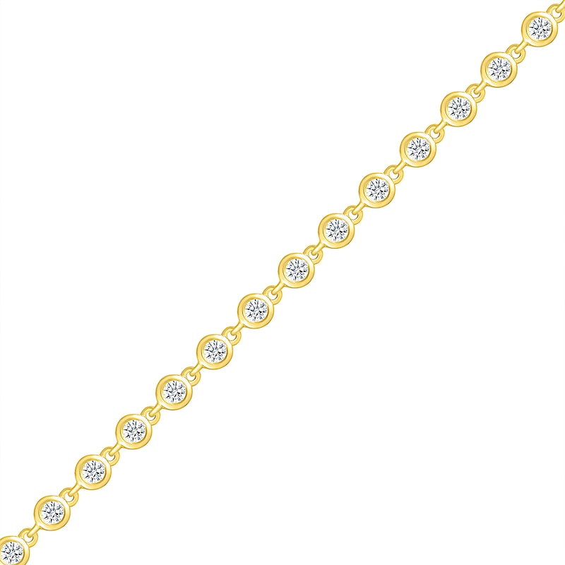 1 CT. T.W. Diamond Link Bracelet in 10K Gold – 7.25"
