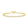 Thumbnail Image 2 of 1 CT. T.W. Diamond Link Bracelet in 10K Gold – 7.25"