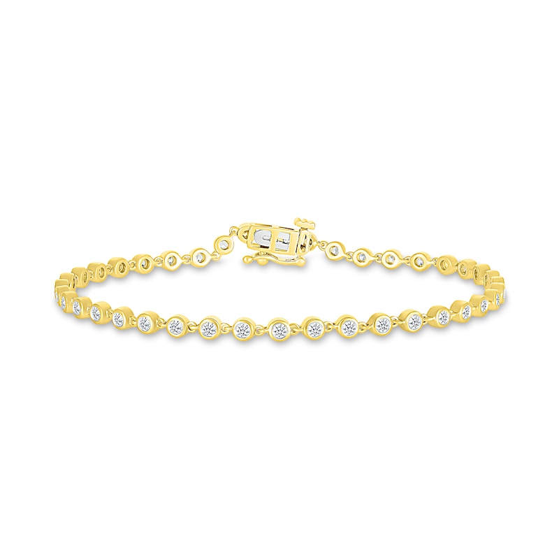 1 CT. T.W. Diamond Link Bracelet in 10K Gold – 7.25"