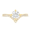 Thumbnail Image 5 of You're the One™ 1-1/5 CT. T.W. Certified Lab-Grown Diamond Chevron Engagement Ring in 14K Gold (F/SI2)