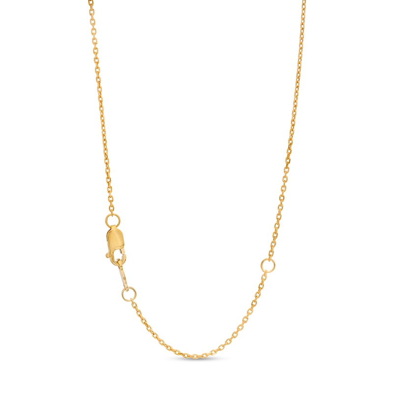 You're the One™ 1/3 CT. T.W. Certified Lab-Created Diamond Chevron Necklace in 14K Gold (F/SI2) – 18.5"