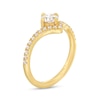 Thumbnail Image 4 of You're the One™ 3/4 CT. T.W. Certified Lab-Grown Diamond Chevron Engagement Ring in 14K Gold (F/SI2)