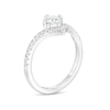 Thumbnail Image 4 of You're the One™ 3/4 CT. T.W. Certified Lab-Grown Diamond Chevron Engagement Ring in 14K White Gold (F/SI2)