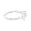 Thumbnail Image 3 of You're the One™ 1-3/4 CT. T.W. Certified Lab-Grown Diamond Chevron Engagement Ring in 14K White Gold (F/SI2)