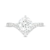 Thumbnail Image 5 of You're the One™ 1-3/4 CT. T.W. Certified Lab-Grown Diamond Chevron Engagement Ring in 14K White Gold (F/SI2)