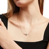 Thumbnail Image 2 of You're the One™ 1-1/5 CT. T.W. Certified Lab-Created Diamond Chevron Necklace in 14K Gold (F/SI2) – 18.5"