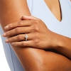 Thumbnail Image 2 of You're the One™ 1-1/5 CT. T.W. Certified Lab-Grown Diamond Chevron Engagement Ring in 14K White Gold (F/SI2)