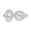 Thumbnail Image 4 of Kleinfeld® x Zales 2-3/8 CT. T.W. Certified Oval and Pear-Shaped Lab-Grown Diamond Engagement Ring in Platinum (F/VS2)