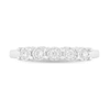 Thumbnail Image 3 of 1/5 CT. T.W. Diamond Five Stone Anniversary Band in 10K White Gold
