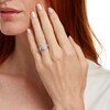 Thumbnail Image 2 of Kleinfeld® x Zales 2-1/5 CT. T.W. Certified Oval Lab-Grown Diamond Split Shank Engagement Ring in Platinum (F/VS2)