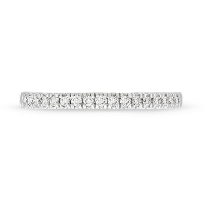 Main Image 4 of Kleinfeld® x Zales 1/5 CT. T.W. Certified Lab-Grown Diamond Anniversary Band in Platinum (F/VS2)