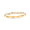 Thumbnail Image 0 of Kleinfeld® x Zales 1/5 CT. T.W. Certified Lab-Created Diamond Anniversary Band in 18K Gold (F/VS2)