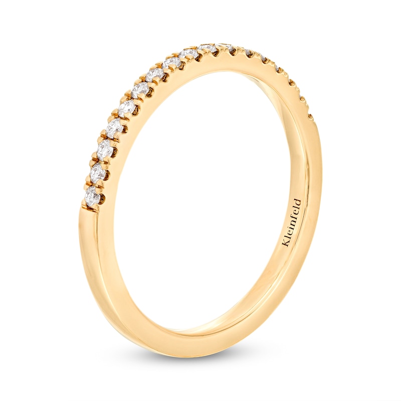 Kleinfeld® x Zales 1/5 CT. T.W. Certified Lab-Created Diamond Anniversary Band in 18K Gold (F/VS2)